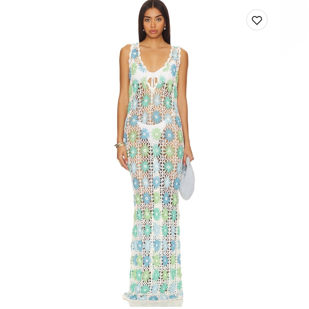 Vacay Tank Coverup in White Multi Floral - Show Me Your Mumu